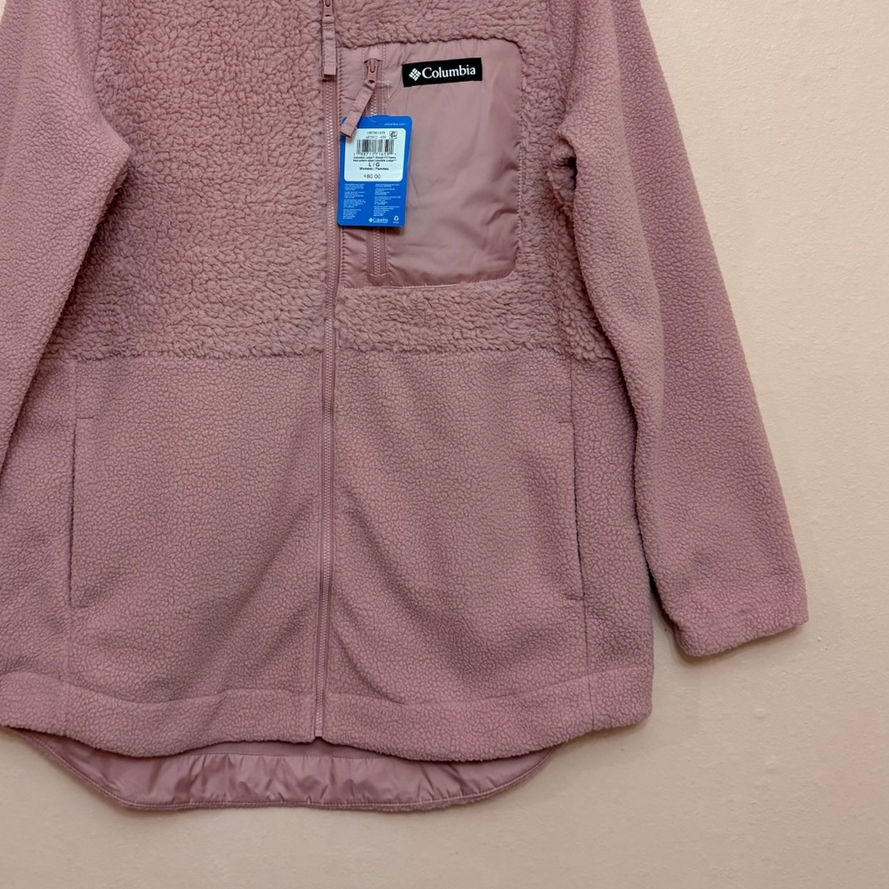 Columbia Lodge Sherpa Full Zip Fleece Jacket - Picture 6 of 8